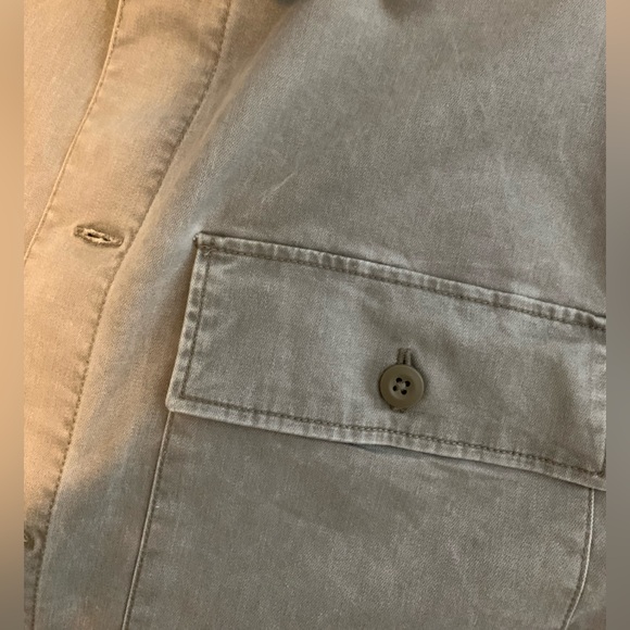 Abercrombie grey vintage wash light jacket in Medium - Picture 4 of 5